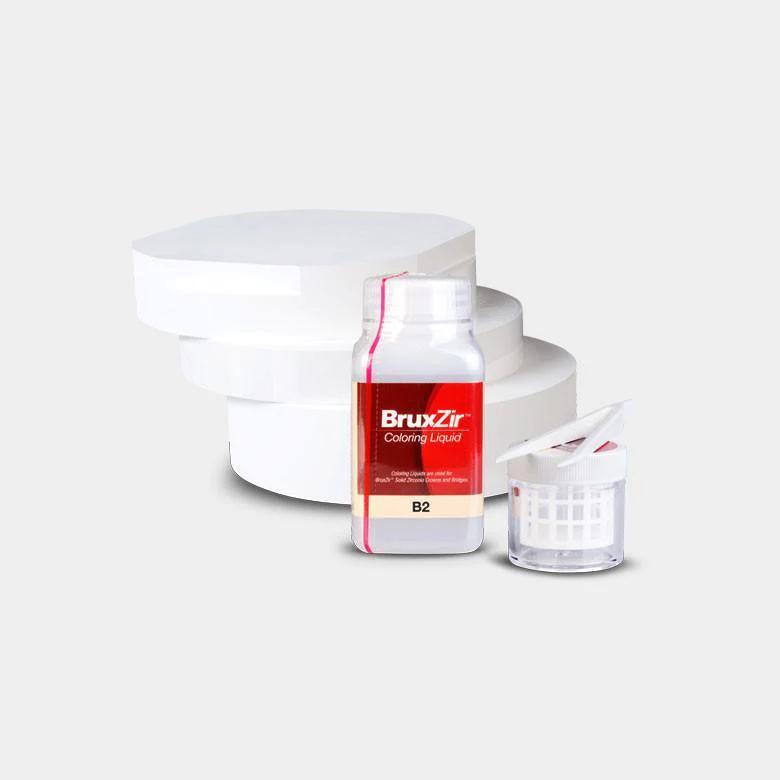 BruxZir Coloring Liquid B2: Achieve Natural Shade for Zirconia Restorations
